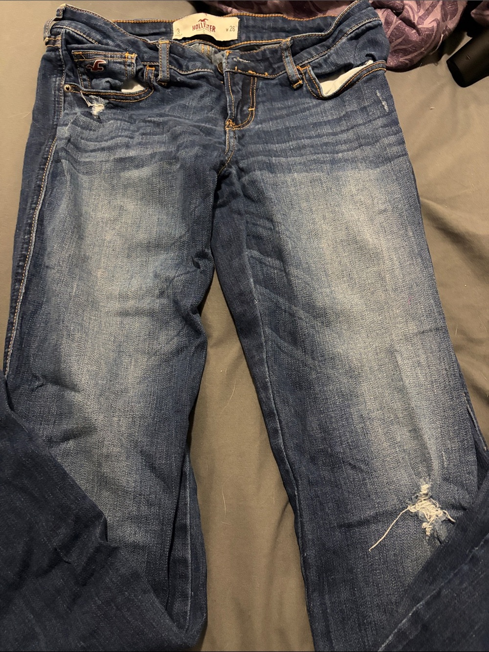 Hollister Women's Faded Indigo Skinny Jeans